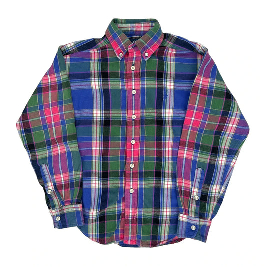 Age 6-8 Ralph Lauren Checked Shirt - Small Multicoloured Cotton