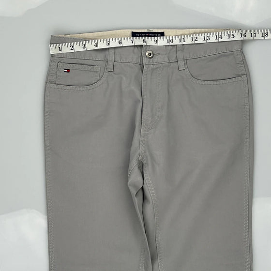 Tommy Hilfiger Slim Fit Chinos - 32W 29L Grey Cotton
