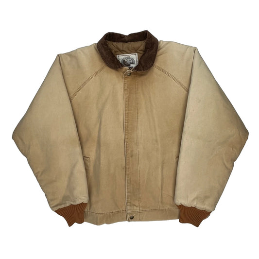 Leading The Way Walls Tall Jacket - XL Brown Cotton