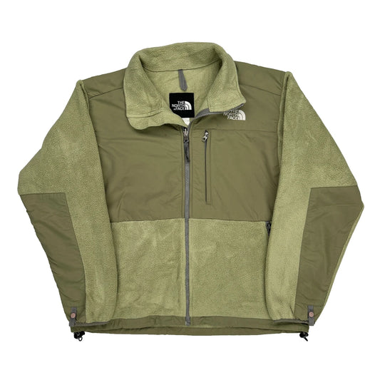 The North Face Denali Fleece Jacket - Large Green Polyester