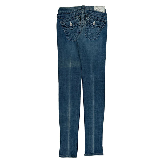 True Religion Skinny Jeans - 26W US 0 Blue Denim