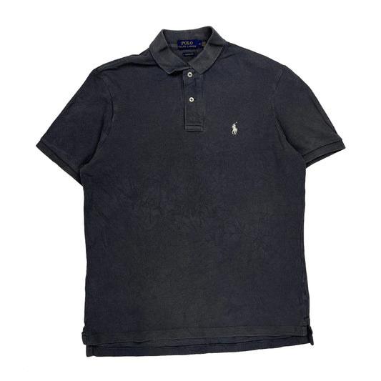 Polo By Ralph Lauren Polo Shirt - Medium Grey Cotton