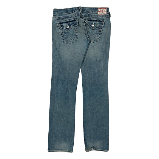 Made In USA True Religion Boot Cut Jeans - 30W US 4 Blue Cotton