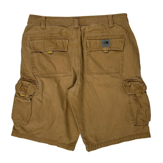 The North Face Cargo Shorts - 33W 10L Brown Cotton