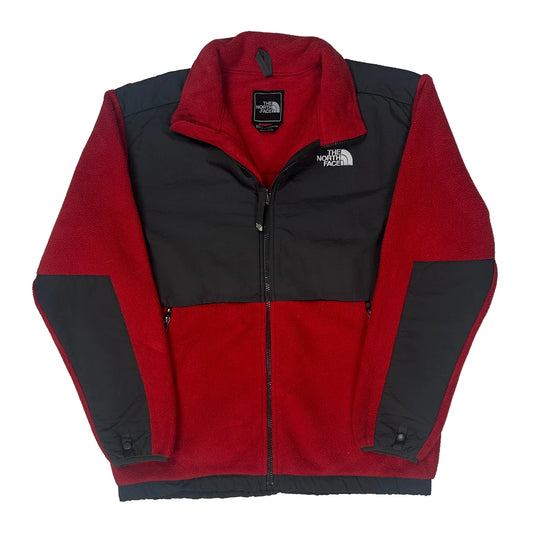 Boys The North Face Denali Fleece Jacket - XL Red Polyester