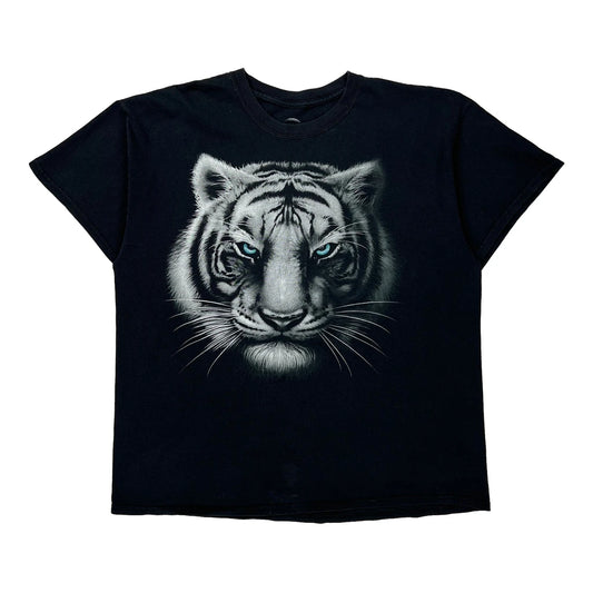 Tiger Face The Mountain T-Shirt - XL Black Cotton