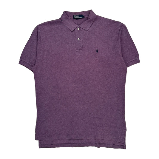 Polo By Ralph Lauren Polo Shirt - Large Purple Cotton