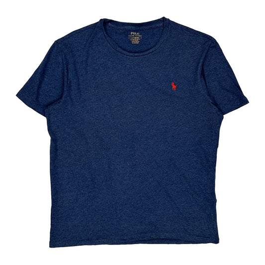 Polo By Ralph Lauren Slim Fit T-Shirt - Large Blue Cotton