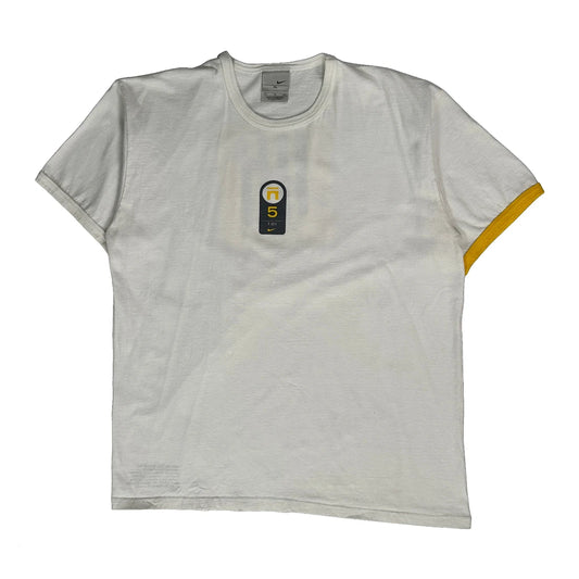 Lance Nike Graphic T-Shirt - XL White Cotton