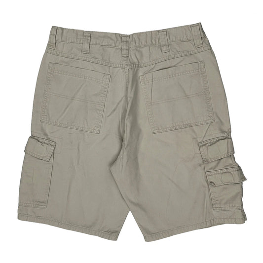 Wrangler Cargo Shorts - 34W 9L Beige Cotton