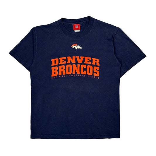 Denver Broncos Nfl T-Shirt - Medium Navy Cotton