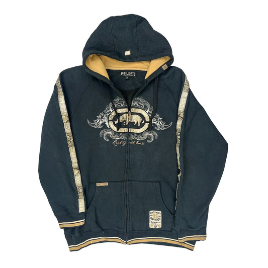 Ecko Unltd Hoodie - XL Navy Cotton Blend