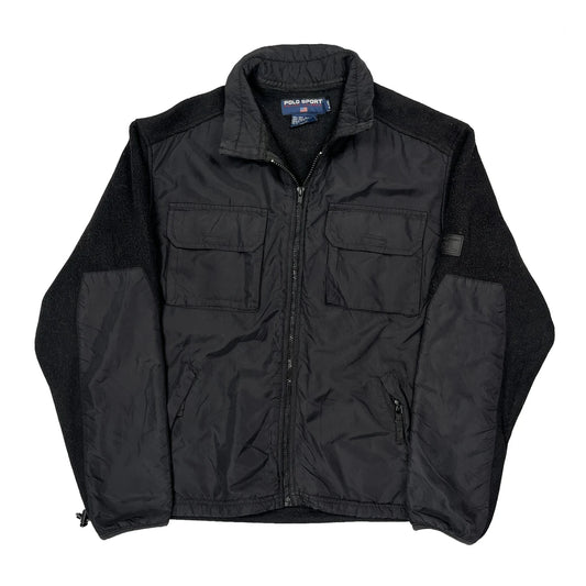 Polo Sport Jacket - Large Black Polyester