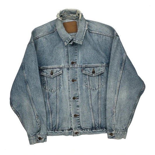 Levis Denim Jacket - Large Light Wash Denim
