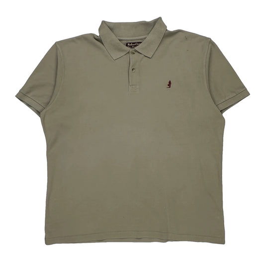 Marlboro Classics Polo Shirt - 2XL Beige Cotton