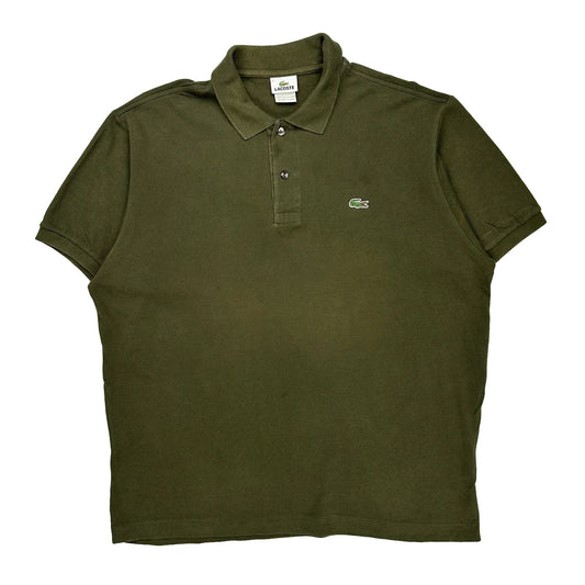 Lacoste Polo Shirt - 2XL Green Cotton