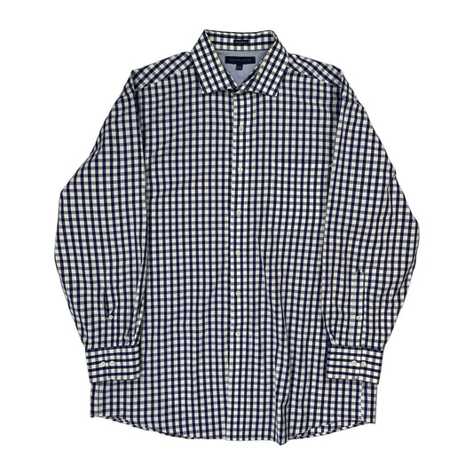 Tommy Hilfiger Checked Shirt - Large Blue Cotton