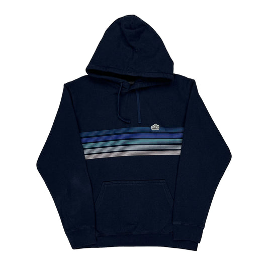 Uprisal Patagonia Striped Hoodie - Medium Navy Cotton Blend
