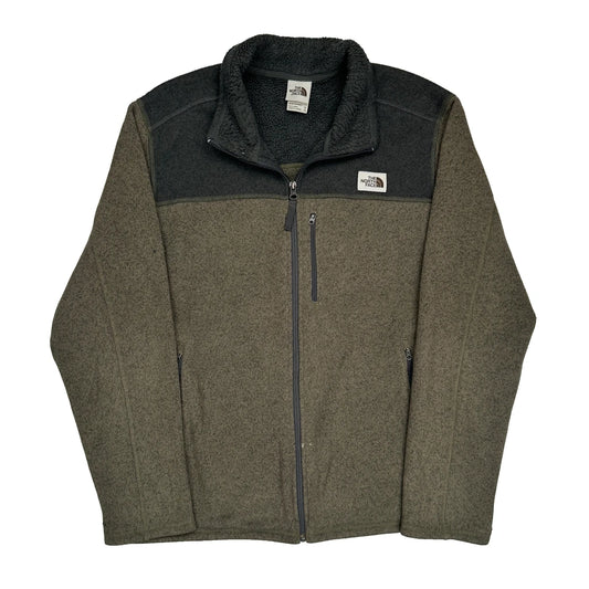 The North Face Fleece Jacket - XL Green Polyester
