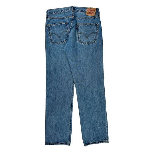 501 Levis Jeans - 36W 30L Blue Denim