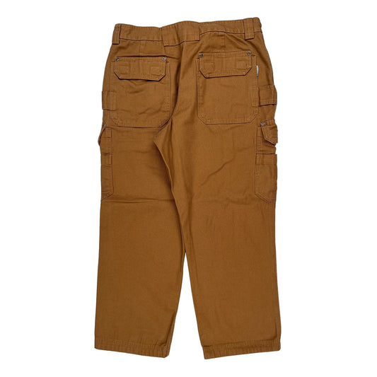 Unbranded Cargo Cargo Trousers - 36W 29L Brown Cotton
