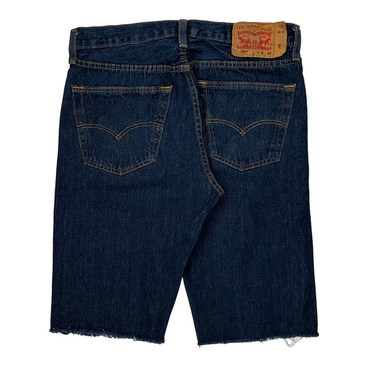 Levis Cut Off Denim Shorts - 31W 10L Blue Cotton