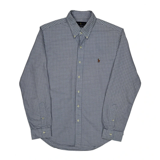 Ralph Lauren Checked Shirt - Large Blue Cotton