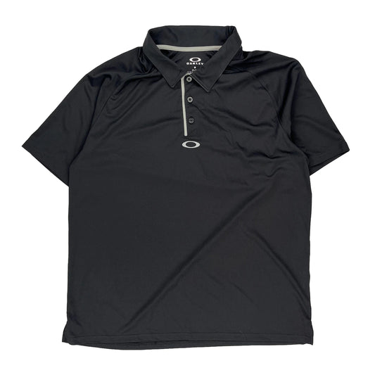 Oakley Polo Shirt - XL Black Polyester