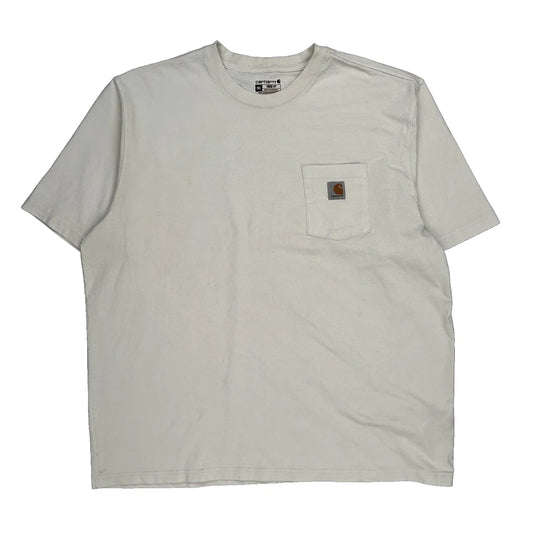Carhartt T-Shirt - 2XL White Cotton