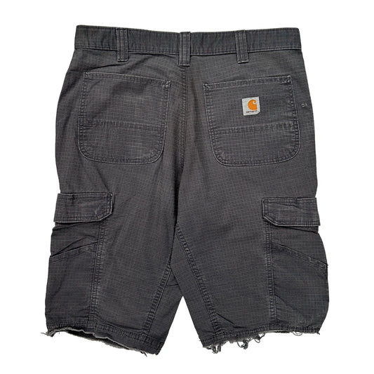 Carhartt Cargo Shorts - 32W 11L Grey Cotton Blend