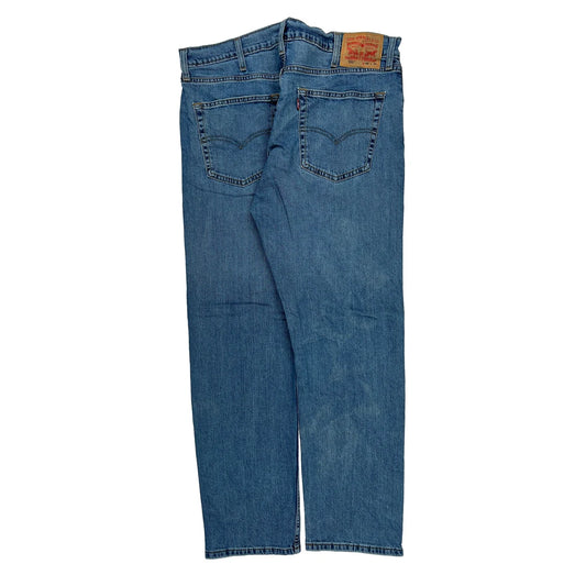 505 Levis Jeans - 36W 30L Blue Cotton