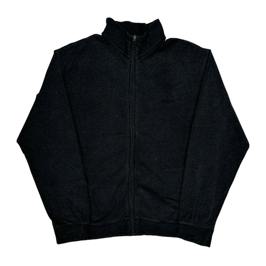 Polo By Ralph Lauren 1/4 Zip - Large Black Cotton Blend
