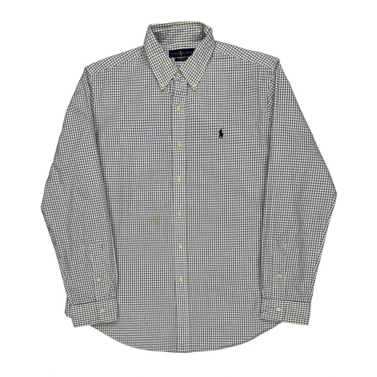 Ralph Lauren Checked Shirt - Large Blue Cotton