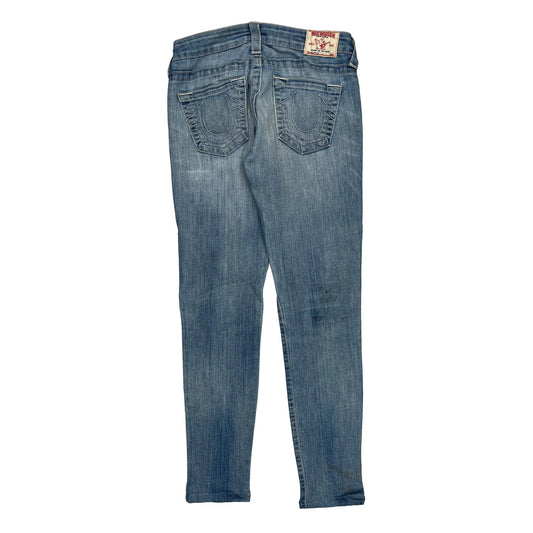 True Religion Skinny Jeans - 28W UK 6 Light Wash Cotton Blend