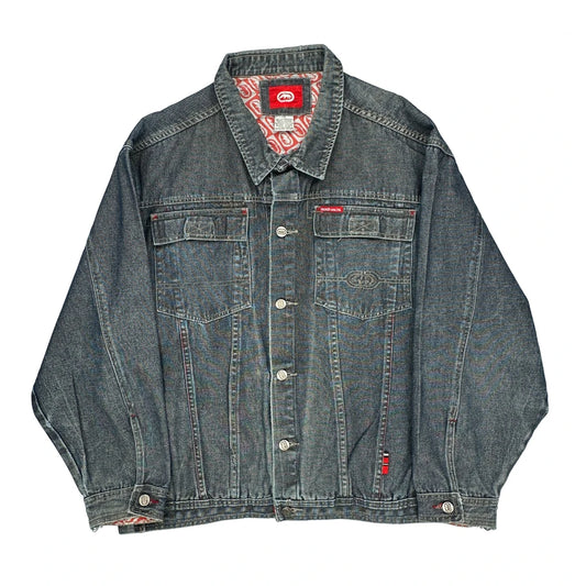 Ecko Unltd Oversized Denim Jacket - 2XL Blue Cotton