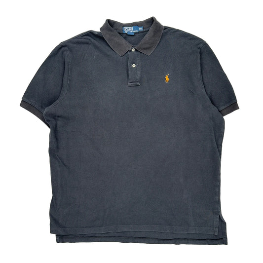 Polo By Ralph Lauren Polo Shirt - 2XL Black Cotton