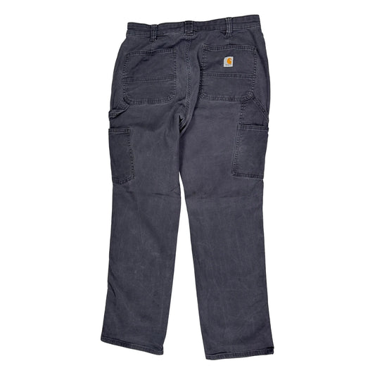 Carhartt Carpenter Trousers - 30W 30L Grey Cotton