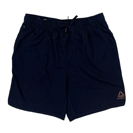 Reebok Sport Shorts - XL Navy Polyester