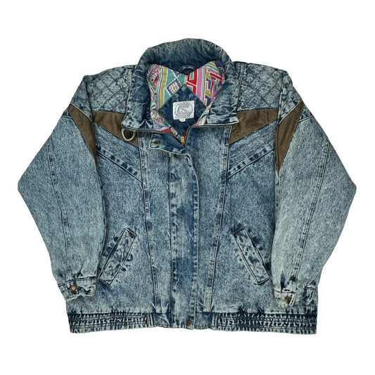 Unbranded Oversized Denim Jacket - XL Blue Denim