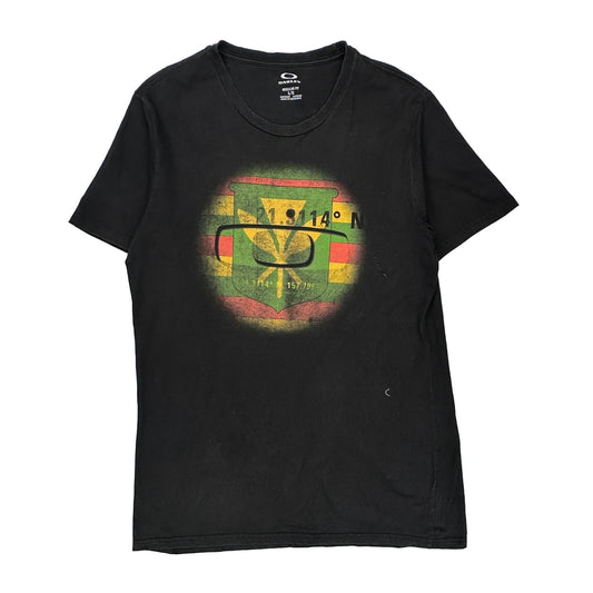 Oakley Graphic T-Shirt - Large Black Cotton