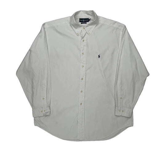 Ralph Lauren Shirt - XL White Cotton