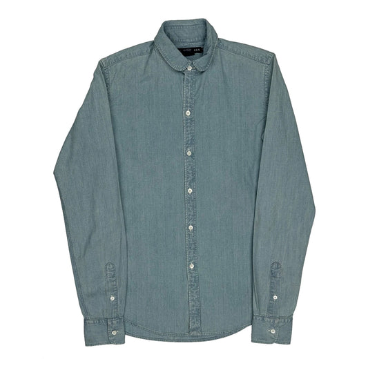 Ralph Lauren Denim Shirt - Small Blue Cotton