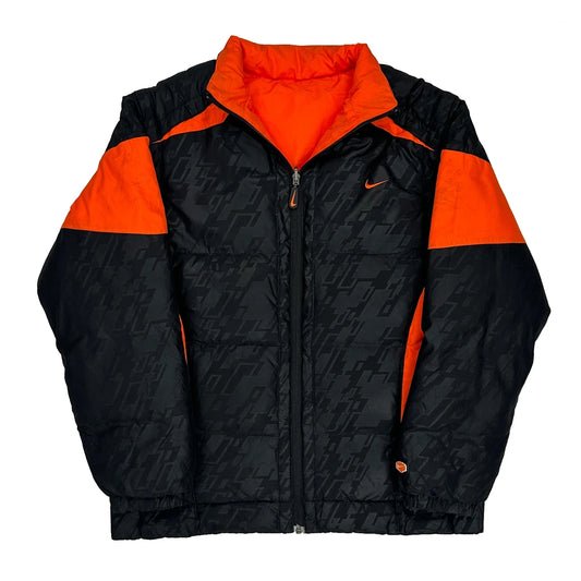 Nike Reversible Puffer - Large Black Polyester