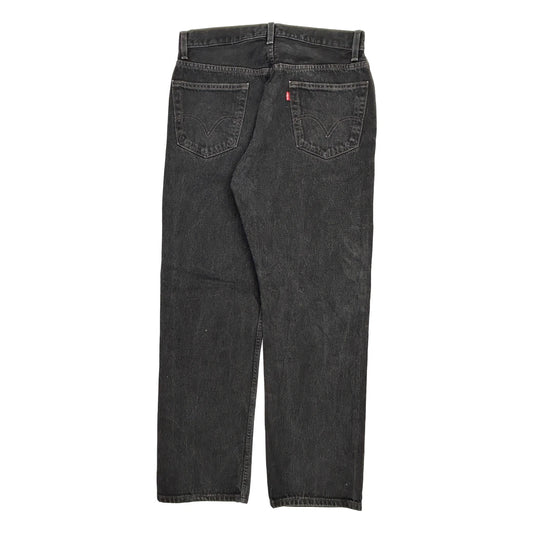 505 Levis Jeans - 32W 32L Black Cotton