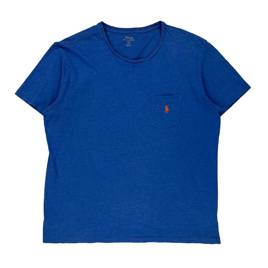Polo By Ralph Lauren T-Shirt - Large Blue Cotton