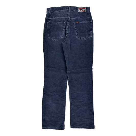 Unbranded Cord Trousers - 30″ Waist Blue Cotton