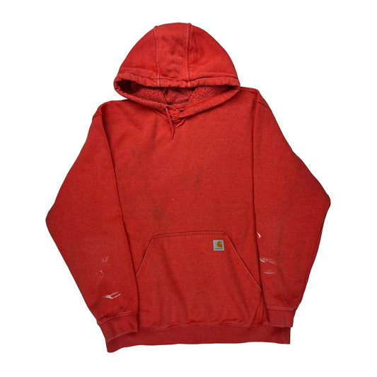 Carhartt Hoodie - XL Red Cotton Blend