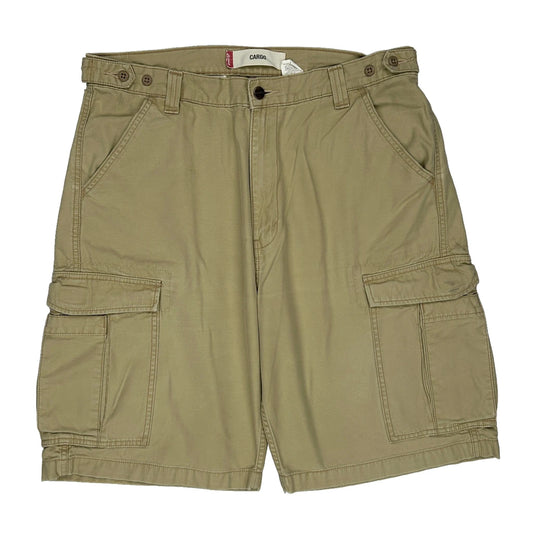 Levis Cargo Cargo Shorts - 36W 9L Khaki Cotton
