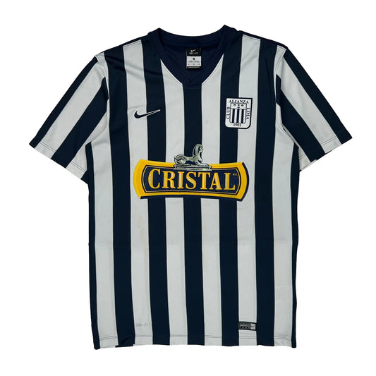 Alianza Lima 2014 Nike Striped Football Shirt - Medium Navy Polyester