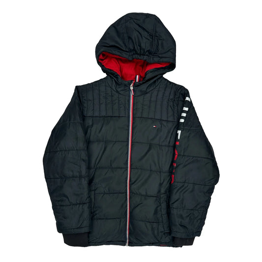 Tommy Hilfiger Spellout Puffer - Medium Black Polyester
